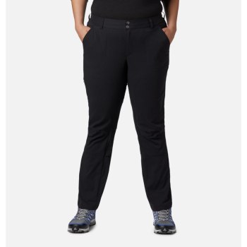 Columbia Saturday Trail Stretch Plus Size, Pantalones Negros Para Mujer | 352194-BWC